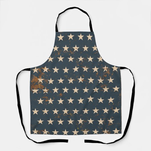 Amerikanische Old Glory 4. Juli Sterne Schürze (Vorderseite)