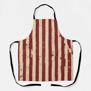 Amerikanische Old Glory 4. Juli Streifen Schürze