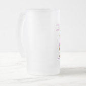 Amerikanische Oma oben die ganze Nacht gerade Mattglas Bierglas (Vorderseite Links)