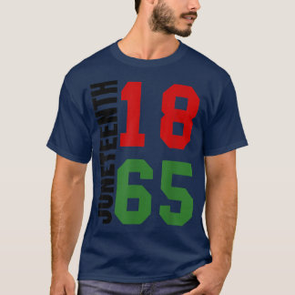 Amerikanische Outfit aus schwarzem Stolz für den 1 T-Shirt