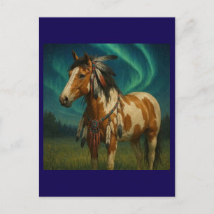 Amerikanische Paint Horse Postcard - Hania Postkarte