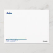 Amerikanische Paint Horse Postcard - Kachine Postkarte (Rückseite)