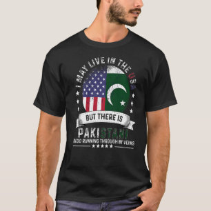 Amerikanische pakistanische Zuhause in der US Patr T-Shirt