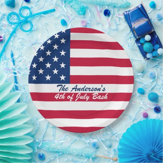 Amerikanische Pappteller (Party)