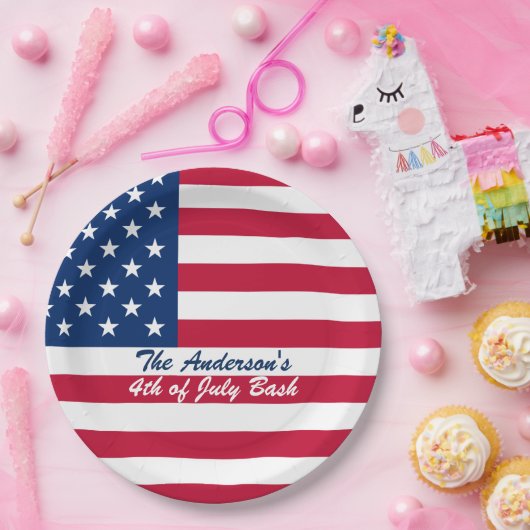 Amerikanische Pappteller (Party)