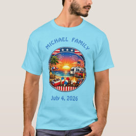 Amerikanische Party-Passform-T-Shirts T-Shirt