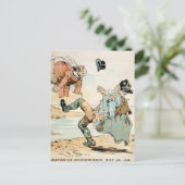 Amerikanische Patrioten stürmten die Briten Postkarte (Stehend Vorderseite)