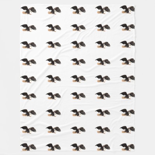 amerikanische patriotische Kunst Fleecedecke (Vorderseite)