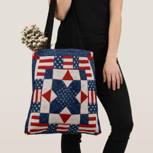 Amerikanische patriotische Sternensteppdecke Tasche