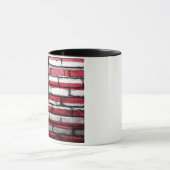 Amerikanische Patriotische US-Flagge an der Mauer Tasse (Zentrum)