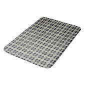 Amerikanische Pattern-Badematte Badematte (Schrägansicht)