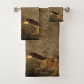 Amerikanische Pferde und Traumfänger Badhandtuch Set (Insitu)