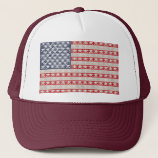 Amerikanische Piraten-Flagge Truckerkappe