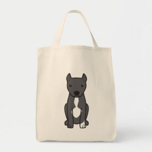 Amerikanische Pitbull Terrier (geerntete Ohren) Tragetasche
