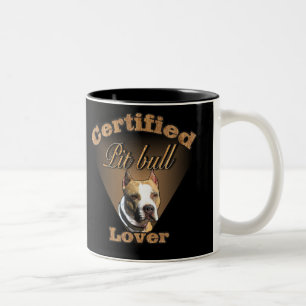 Amerikanische Pitbull-Terrier-Geschenke Zweifarbige Tasse