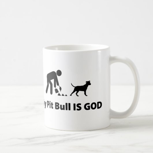 Amerikanische Pitbull Terrier Kaffeetasse (Rechts)