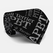 Amerikanische Pitbull Terrier Krawatte (Gerollt)