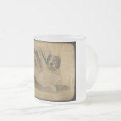 Amerikanische Pitbull Terrier Mattglastasse (VorderseiteRechts)