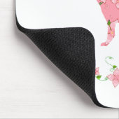 Amerikanische Pitbull Terrier Mousepad (Ecke)