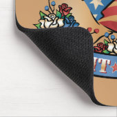 Amerikanische Pitbull Terrier Mousepad (Ecke)