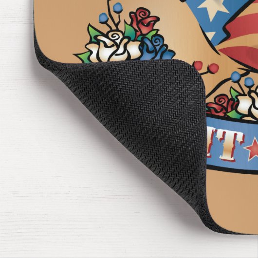 Amerikanische Pitbull Terrier Mousepad (Ecke)