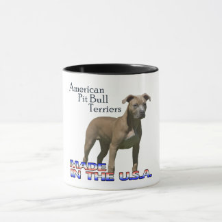 Amerikanische Pitbull-Terrier: Tasse