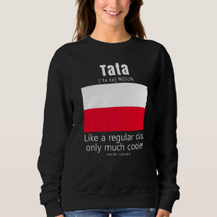 Amerikanische polnische Patriotenflagge Vatertag P Sweatshirt
