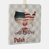 Amerikanische Polnische Wurzeln Keramikornament (Rechts)