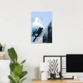 Amerikanische Pop-Kulturkrise Poster (Heimbüro)