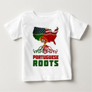 Amerikanische portugiesische Wurzeln Baby T-shirt