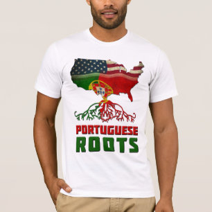 Amerikanische portugiesische Wurzeln T-Shirt