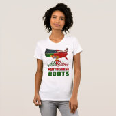 Amerikanische portugiesische Wurzeln T-Shirt (Vorne ganz)