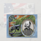 Amerikanische Postkarte für den Zivilen Krieg (Vorne/Hinten)