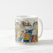 Amerikanische Pow Wow Tänzer Kaffeetasse (VorderseiteRechts)