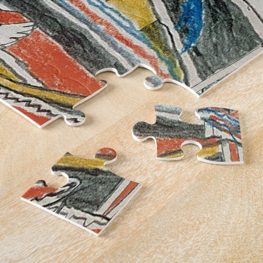 Amerikanische Pow Wow Tänzer Puzzle (Seite)