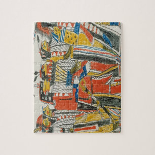 Amerikanische Pow Wow Tänzer Puzzle