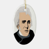 Amerikanische Präsidenten: Andrew Jackson 1829 - Keramikornament (Rechts)