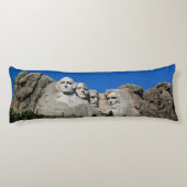 Amerikanische Präsidenten in Granit Berg Rushmore Seitenschläferkissen (Rückseite)