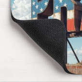 Amerikanische PRAY-Schilder auf Ackerland Mousepad (Ecke)