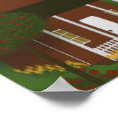 Amerikanische primitive Landschaft Poster (Ecke)