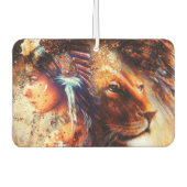 Amerikanische Prinzessin und Löwe Autolufterfrischer (Vorderseite)