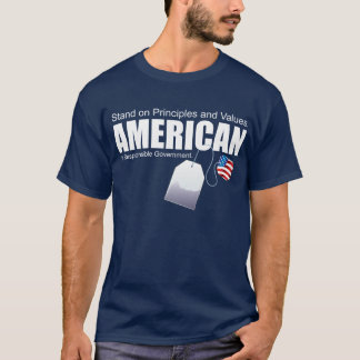 AMERIKANISCHE Prinzipien und Werte T-Shirt