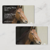 Amerikanische Quarterhorse-Visitenkarte Visitenkarte (Vorne/Hinten)