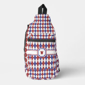 Amerikanische Raute Crossbody Bag (Vorderseite)