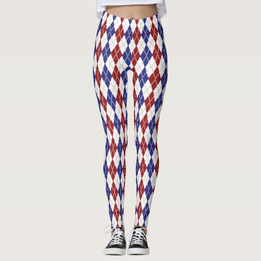 Amerikanische Raute Leggings (Vorderseite)