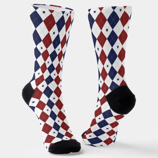 Amerikanische Raute Socken (Gewinkelt)