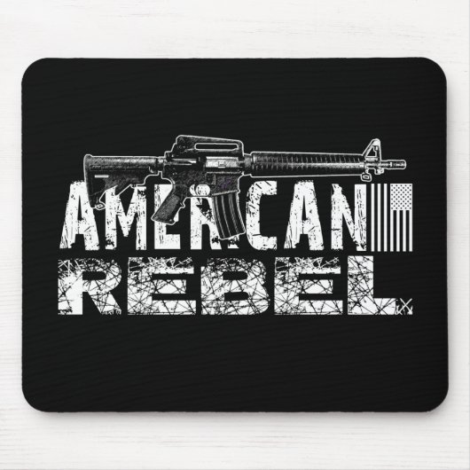 Amerikanische Rebellen AR-15 Mousepad (Vorne)
