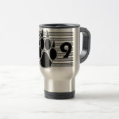 Amerikanische Reise-Tasse der Tatze K-9 Reisebecher (VorderseiteRechts)