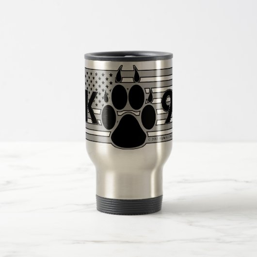 Amerikanische Reise-Tasse der Tatze K-9 Reisebecher (Mittel)