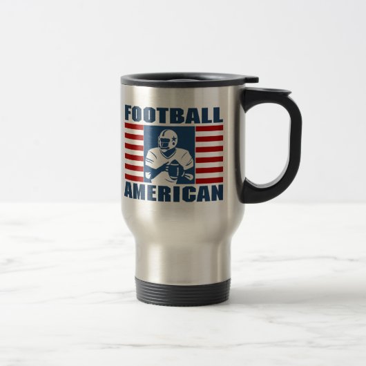 Amerikanische Reise-Tasse des Fußballs Reisebecher (Rechts)